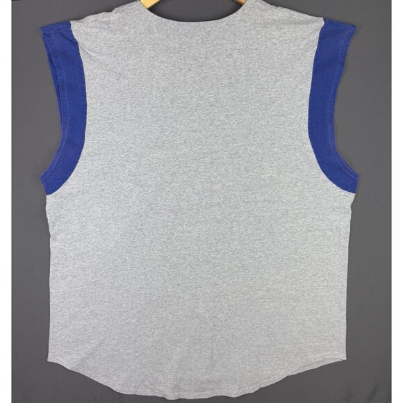 Vintage Y2K New York Mets MLB Baseball Grey Blue Jersey Shirt XL Logo Athletic - Picture 2 of 13